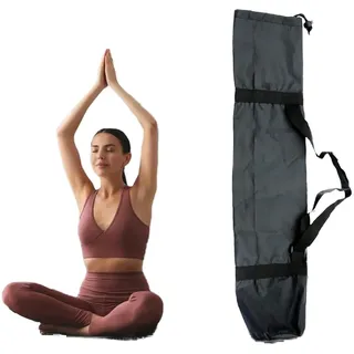 SEMINISMAR Yogamatte Tasche,Yogatasche Sporttasche Damen,Kompakte Tragetasche für Yoga,Pilates,Fitness & Trainingsmatte,Verstellbarer Schultergurt Yogamatte Tasche,Leichte wasserdichte Reisetasche