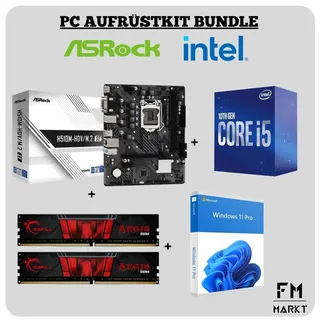 PC Bundle Aufrüstkit ASROCK H510M-HDV INTEL i5 10400F 16GB DDR4 RAM WIN 11 PRO