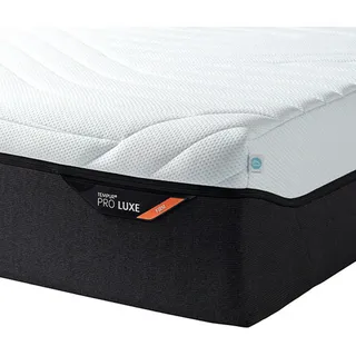 Tempur Matratze Pro Luxe® Coolquilt, Weiß, Textil, 140x200 cm, Made in Denmark, Über- und Sondergrößen erhältlich, Bezug abnehmbar/waschbar, für Hausstauballergiker geeignet, verstellbare Lattenroste schadstoffgeprüft, alternative Größen rundum abnehmbar, orthopädische Matratze, Schlafzimmer, Matratzen Shop, Matratzen, Viscoschaummatratze