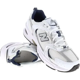 White/Natural Indigo 40