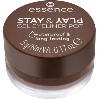 Essence STAY & PLAY Gel Eyeliner Eyeliner 1.3 g Nr. 02 - But First Espresso