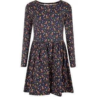 happy girls "dress", Mädchen, Gr. 134, EURO-Größen, blau (navy), Stoff, 100% Baumwolle, normal, Kleider Sommerkleid