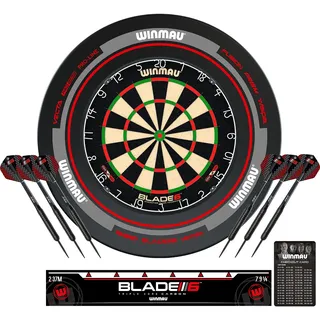 Winmau Professional Blade 6 Dartboard Surround Set Dartscheibe Surround 2 Darts