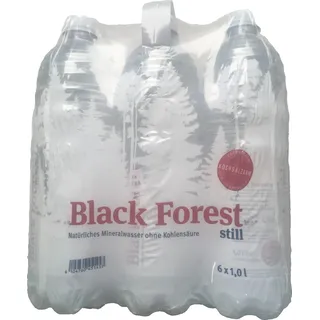Black Forest still Mineralwasser 6x1 Liter EINWEG Pfand