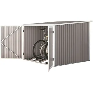 Svita Fahrradgarage Bicycle Fahrradhaus Fahrradbox Bikebox 5,6m3 stabil hellgrau