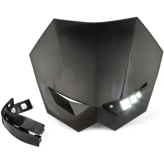 LED Enduro Lichtmaske Schwarz