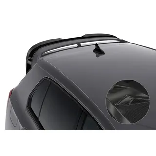 CSR-Automotive Heckflügel Kompatibel mit VW Golf 8 GTI Clubsport/R HF785-C, Schwarz, Carbonlook, ABS Kunststoff