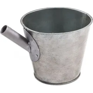 5L Jaucheschöpfer Gülleschöpfer Schöpfkelle Verzinkt Schöpfer Gülle Jauche - Silber