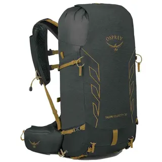 Osprey Talon Velocity 30 Rucksack - Dark Charcoal / Tumbleweed Yellow - S-M