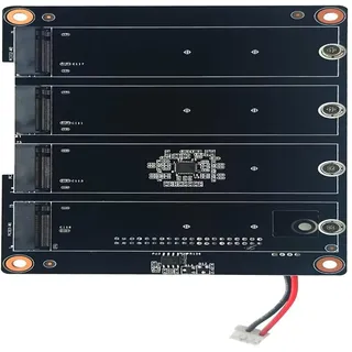 MNBOXCONET N100 N305 4 LAN NVMe 4 x M.2 Adapter Motherboard