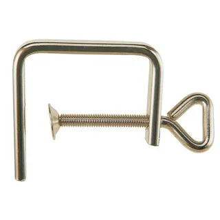Pebaro Laubsägezwinge vernickelt Stärke 4mm Heringschraube 50mm