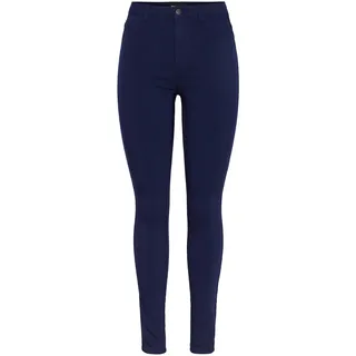 Pieces PCHIGHSKIN HW Jeggings Blau XL