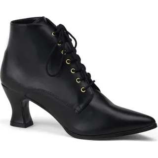 VICTORIAN-35 Damen Booties von Funtasma, Schwarz EU 39, US 9 - 40
