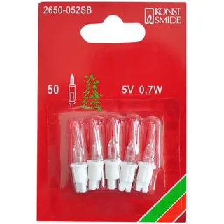 Konstsmide Ersatzbirnen Steckfassung 5V 0,7W Weiß