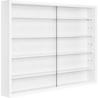 Interlink Sammlervitrine 80 x 60 x 9,5 cm Weiß