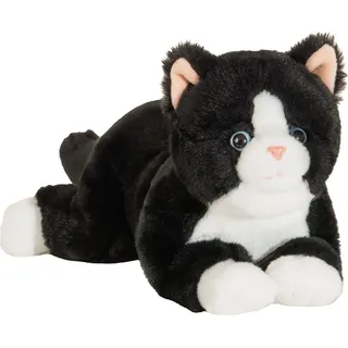 Teddy-Hermann Schlenkerkatze 30 cm schwarz