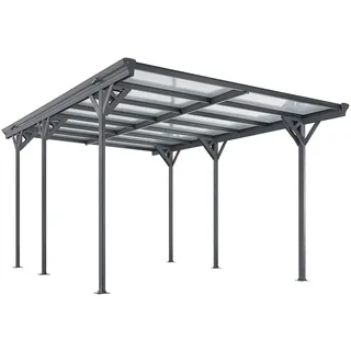 Juskys Carport mit Flachdach 5x3 m - diverse Modelle