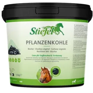 Stiefel Pflanzenkohle für Pferde 1,5 kg