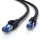mit Baumwollummantelung Gigabit Ethernet LAN Kabel 40 Gbit/s PIMF Schirmung Netzwerkkabel 5m