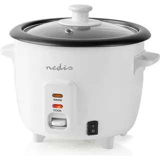Nedis Reiskocher Weiß 0,6 l