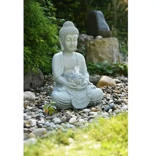 Heissner Wasserspeier Tempelfigur  (L x B x H: 240 x 310 x 480 mm)