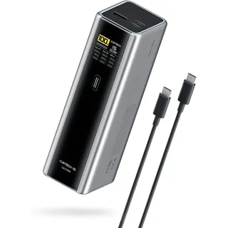 CUKTECH 15 Ultra Powerbank 20000mAh (4S1P) 165W Externer Akku mit 3 Anschlüsse, PD 3.1 Laptop Power Bank mit Digitales Display, Kompatibel mit iPhone 16/15, MacBook Pro, Samsung und mehr