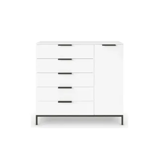 Sideboard  Frome , weiß , Maße (cm): B: 120 H: 111