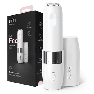 Braun Mini-Gesichtshaarentferner FS1000 weiß/silber