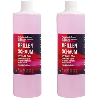 Brillenschaum 500 ml Nachfüllflasche mit Antistatikum ohne Alkohol ohne Silikon