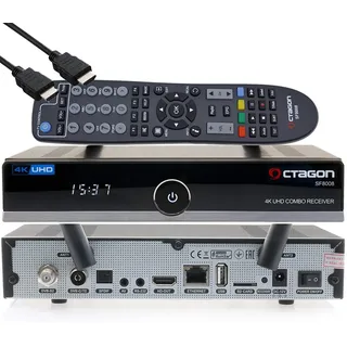 Octagon SF8008 4K UHD E2 Linux Dual WiFi DVB-S2X & DVB-C/T2 USB WLAN