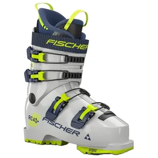 Fischer RC4 60 JR Kinder Skischuhe-Weiss-26,5