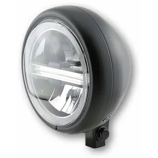 Highsider 5 3/4 Zoll LED-Scheinwerfer Pecos Typ 6 mit TFL, schwarz