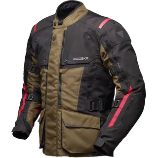 Modeka Varus Motorradjacke Olive/Schwarz S