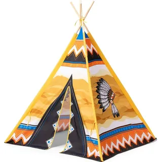 Playfun Tipi Zelt / Kinderspielzelt, Bunt