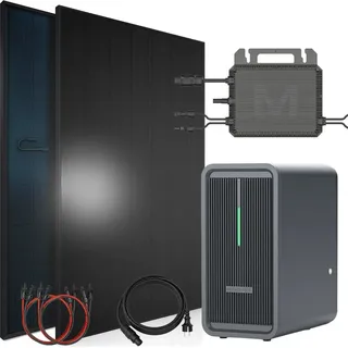 sunniva Balkonkraftwerk Bifacial 920 W inkl. Marstek B2500-D 2,24 kWh Speicher