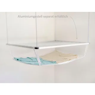 Dry-Smart AERONET XL Trockennetz für Pullover, Trockennetz für Wäsche, Trocknungsnetz faltbar 115x75 cm, Lift, Flex und ALU Deckentrockner