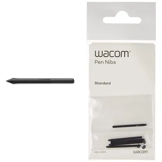 Wacom Pen 4K Intuos CTL-4100 CTL-6100, LP1100K & Standard Stiftspitzen, schwarz 5-TLG