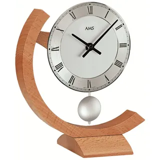 AMS Pendeltischuhr Tisch-Pendeluhr AMS 163