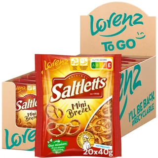 Saltletts Mini Brezel Gebäck 20x 40,0 g