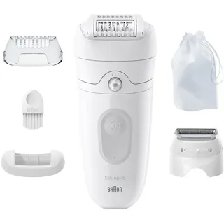Braun Silk-épil 5 5-041 Weiß/Grau