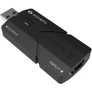 Sonero USB Video Capture Dongle | Eingang: bis zu 4K 30Hz (4:4:4), Ausgang: 1080p@60Hz (4:4:4)