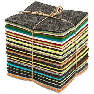 Rayher Filz Mix bunt 15 x 15 cm 500 g