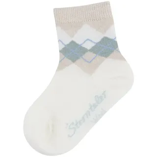 Sterntaler Socken Wolle Karo in ecru | Gr.: 26