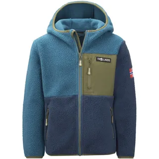 TROLLKIDS Kids Aurlandsfjord JR - Fleecejacke - Kinder - Blue/Dark Green - 152