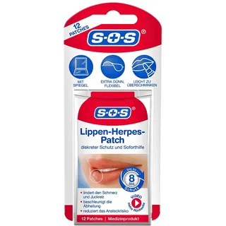 SOS LIPPENHERPES-Patch 12 St Pflaster