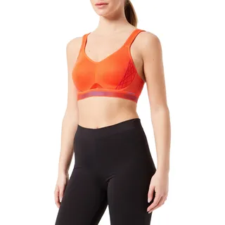 TriAction Damen Cardio Cloud P EX Sport BH mit Racerback, Mandarin Red, 70B - 70B