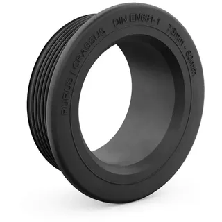 Crassus Gummiadapter 73/50 mm bis 0,5 bar