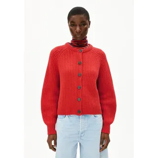 ARMEDANGELS Strickjacke aus Bio-Woll Mix - rot L