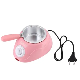 Elektrische schokolade schmelzen topf melter maschine küche werkzeug mit diy form für schokolade süßigkeiten butter käse karamell(Rosa)