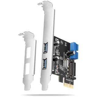 AXAGON PCEU-232RS × USB-A 5 + 2 × Internal 5 Gbps PCIe card,